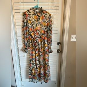 Women’s floral midi, size M